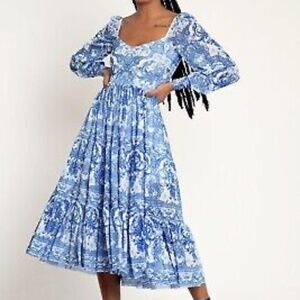 NWOT Blackmilk Tiered Tea Dress Small